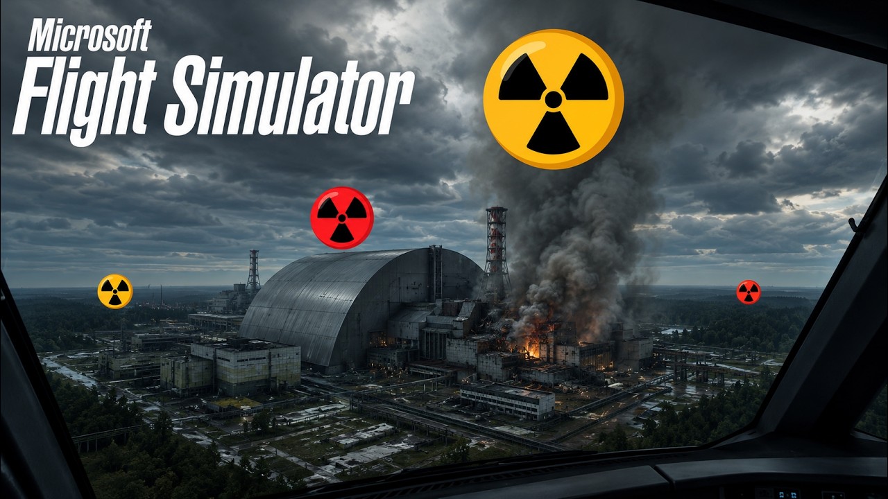 EU ENTREI EM CHERNOBYL NO FLIGHT SIMULATOR