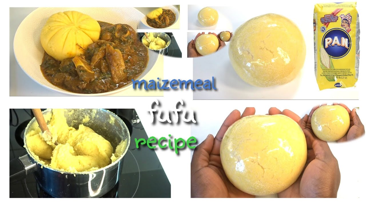HOW TO MAKE FUFU | MAIZE MEAL | MAKING FUFU WITH THIS MAIZE MEAL | FUFU MAIZE MEAL RECIPE | 2020|