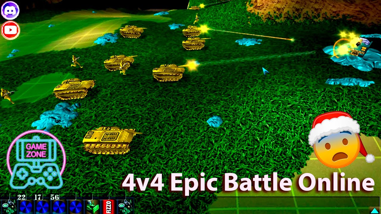 GamePlay #ArmyMenRTS [8 Hill] Online 🕹️ GameRanger 4v4 🥳 [47]
