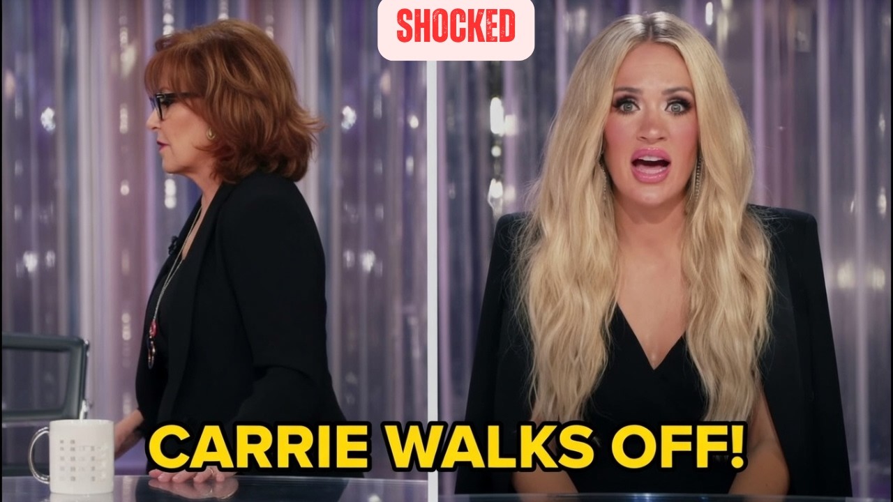 Carrie Underwood WALKS OFF The View After Brutal  Clash With Joy Behar –