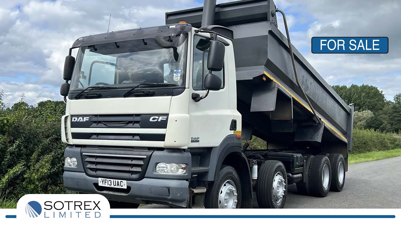For Sale - New Stock From Sotrex: DAF CF 85 410 8 X 4 Steel Body Tipper