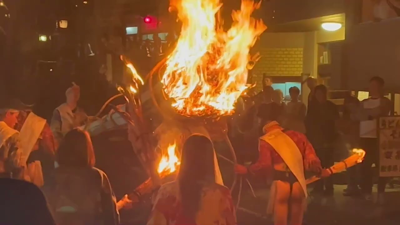 京都・鞍馬の火祭（由岐神社）Kurama Fire Festival in Kyoto, Japan. October 22, 2024