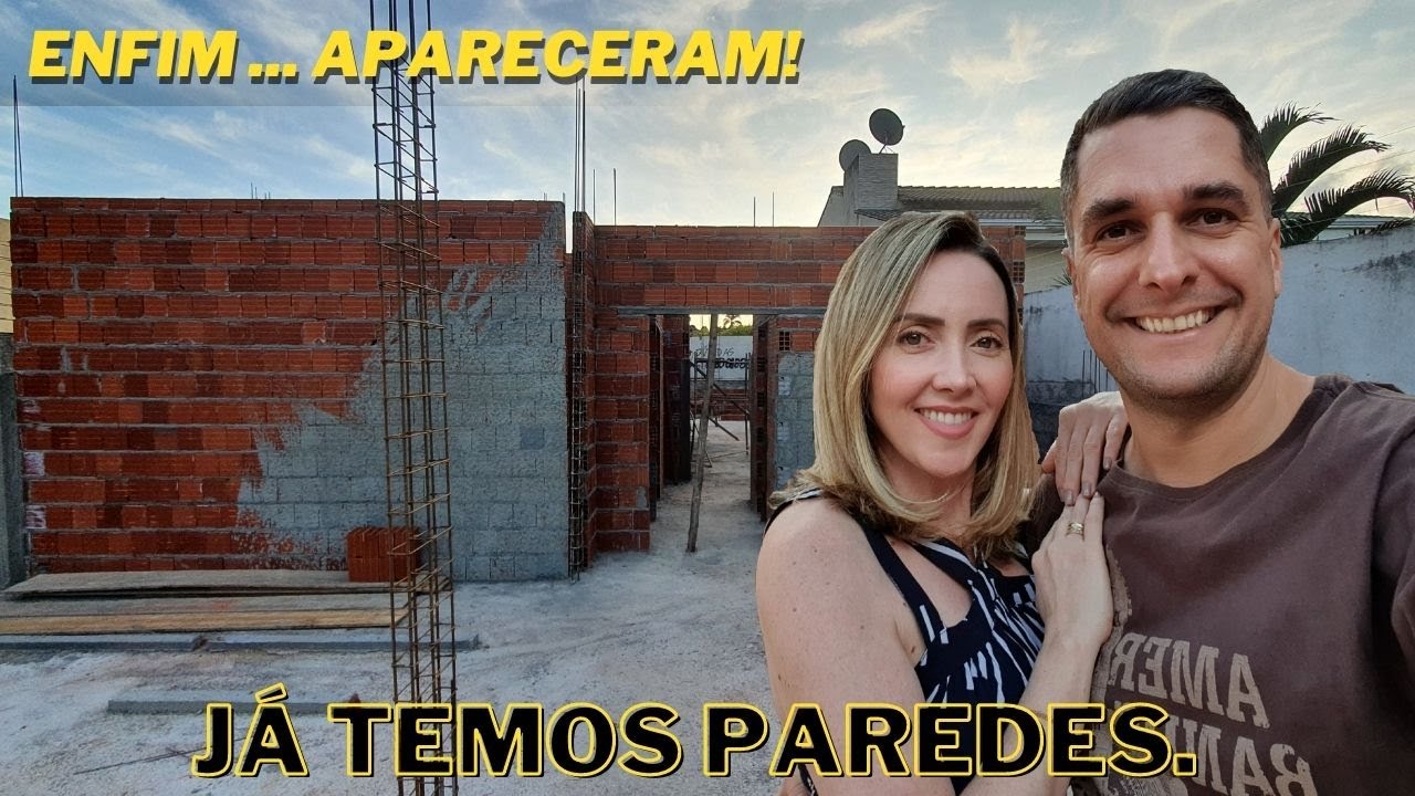 ALVENARIA DE PAREDES DA CASA EM ANDAMENTO | DIÁRIO DE OBRA