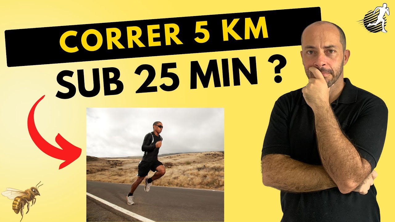 Como correr 5km abaixo dos 25 minutos?