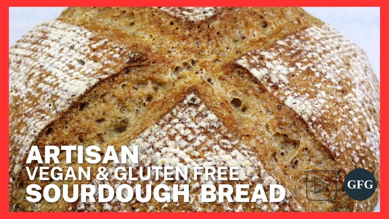 Gluten-Free and Vegan ARTISAN SOURDOUGH Bread (Gum Free)