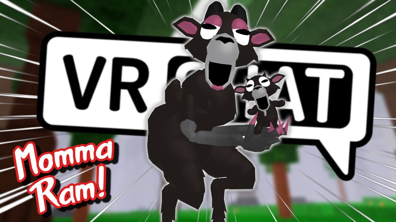 Momma Ram Takes Care Of Baby Ram In VRChat! - VRChat Funny Moments (99 Nights In The Forest)