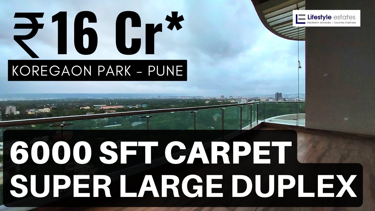 5.5BHK Luxurious Duplex Apartment with Private Plunge pool at Koregaon Park | Breathtaking view