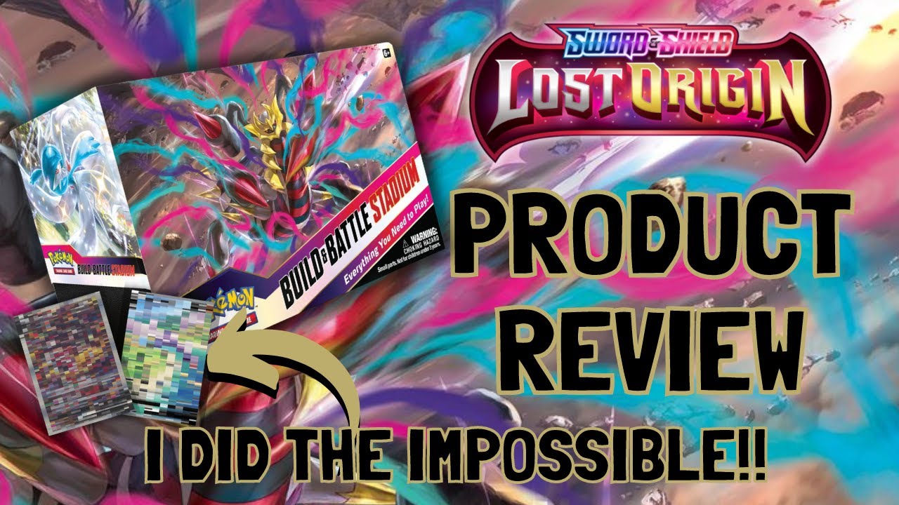I Did The Impossible... Product Review! Lost Origin Build & Battle Stadium Box Review