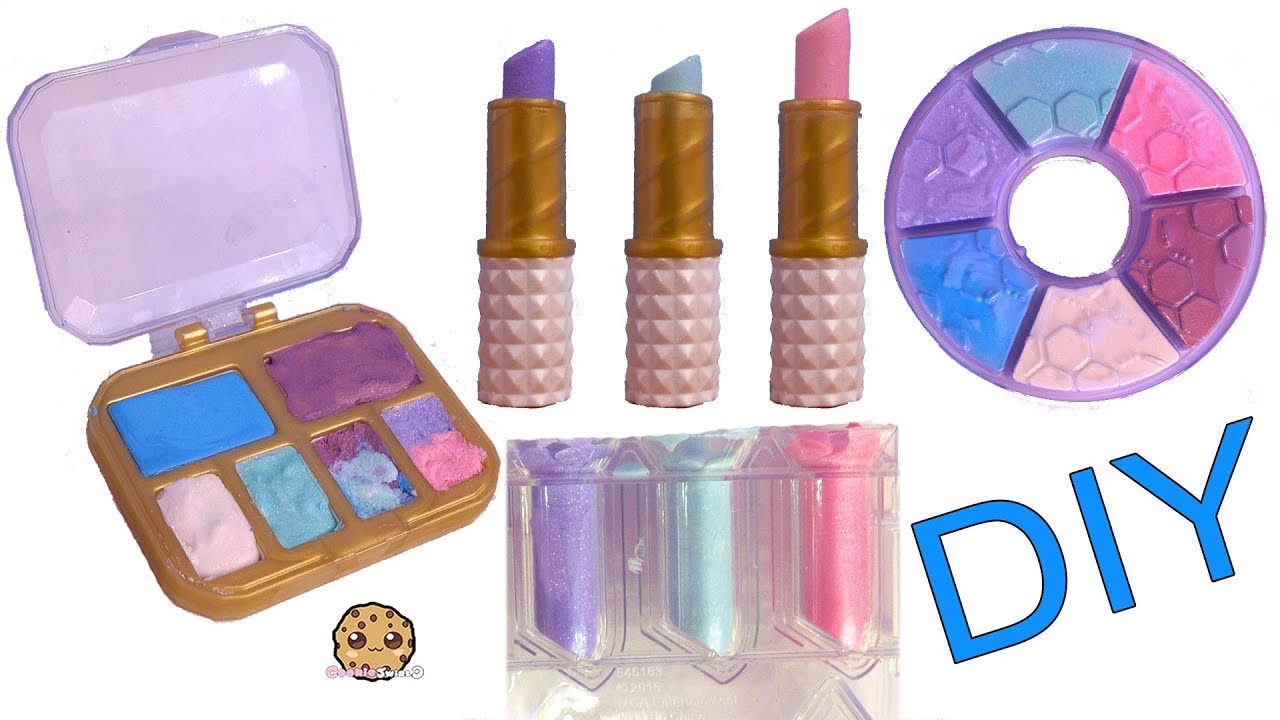 Nostalgia Video : Make Your Own Lipstick Balm & Eyeshadow Makeup DIY Craft Do It Yourself