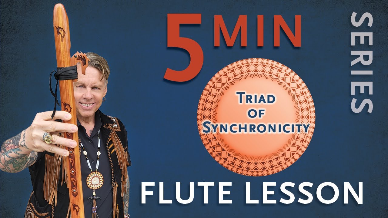 5 Minute Flute Lesson with Jan Michael Looking Wolf | Triad of Synchronicity
