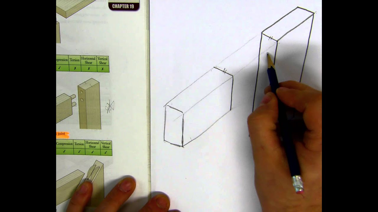 Sketch Dowelled Butt Joint