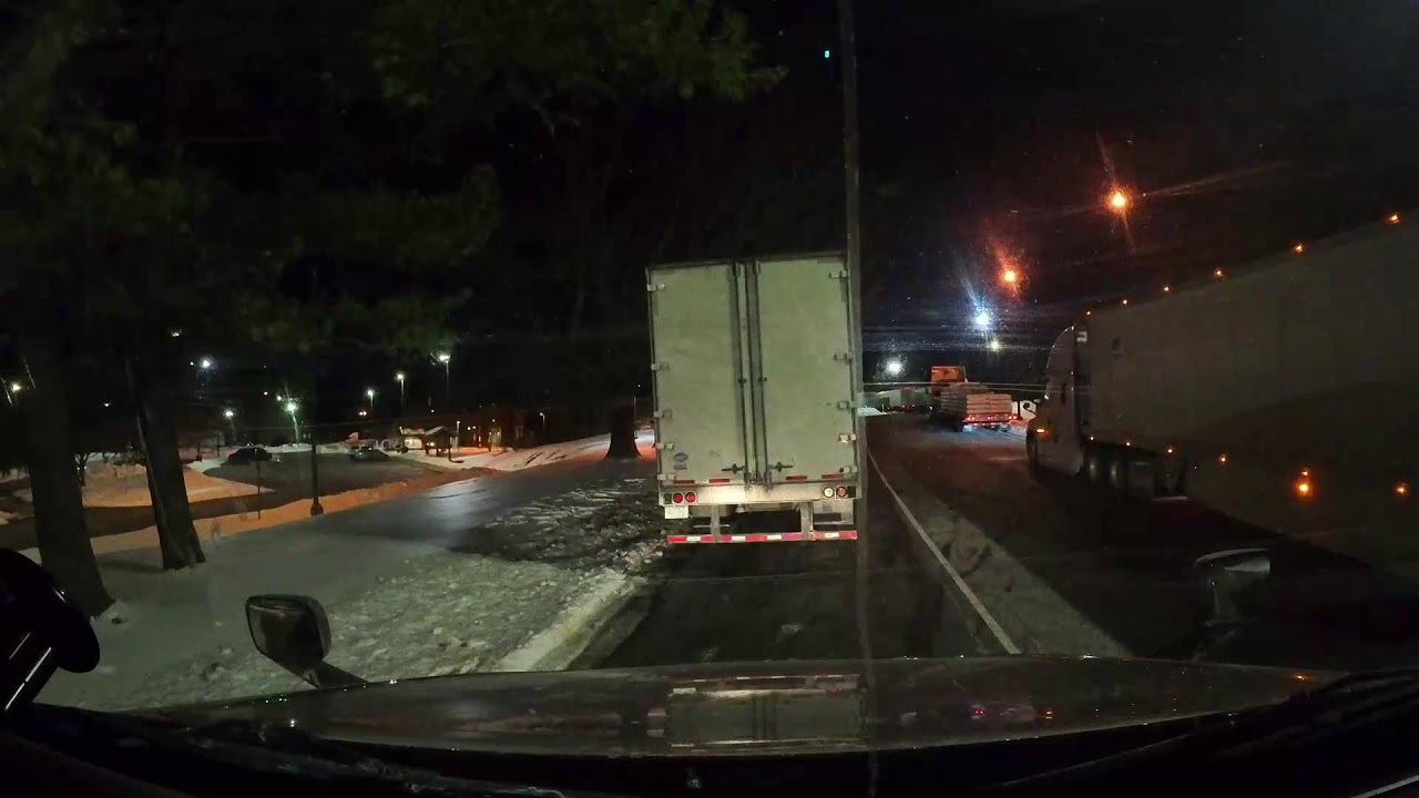 IRL WINTER TRUCKING POV