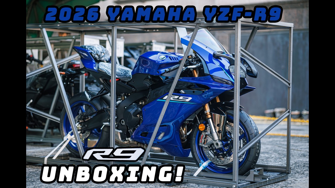 2026 YZF-R9 신차 박스 개봉! YZF-R9 UNBOXING! (R9 ICON BLUE)