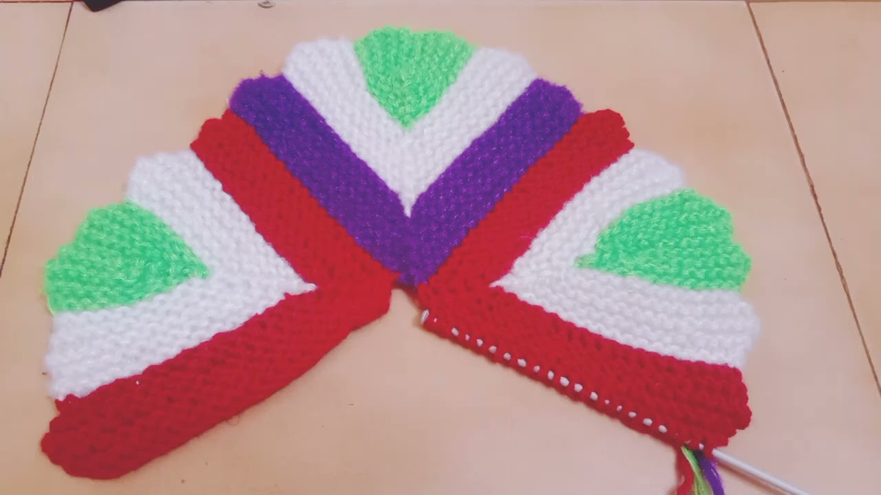 Make multi colour door mat design 👌/ Hand knitting door mat 