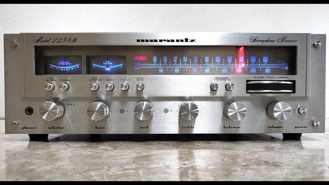 Marantz 2238b Receiver and Marantz 5025b Tape Deck in tests