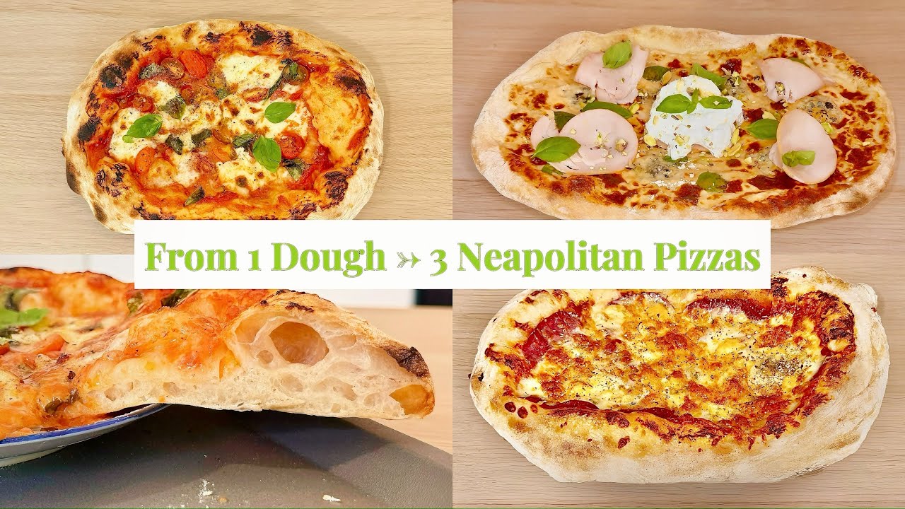 3 Days, 3 Pizzas from 1 Dough | Authentic Neapolitan Pizza at Home