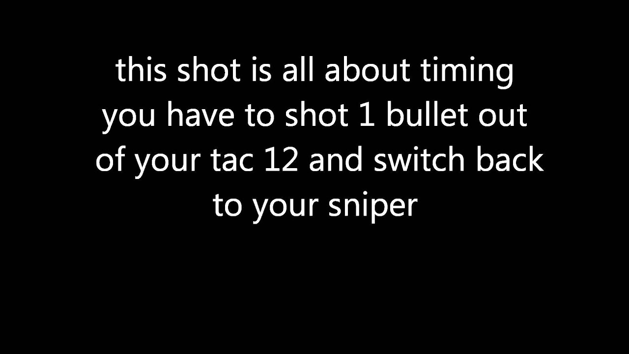 cod ghost trickshot tutorial #3 easy Nac swap