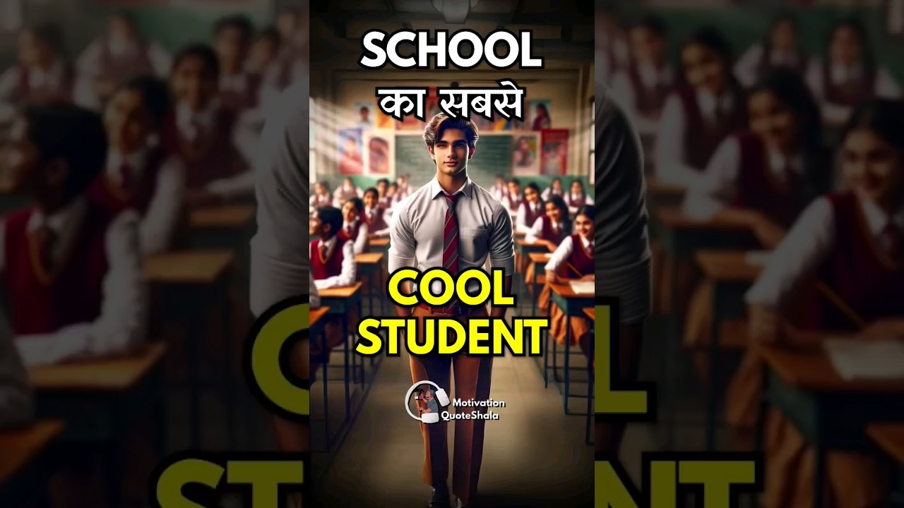 School में सबसे Cool Kaise Bane?🔥 3 Best Tip for Students #motivationalstory #studymotivation