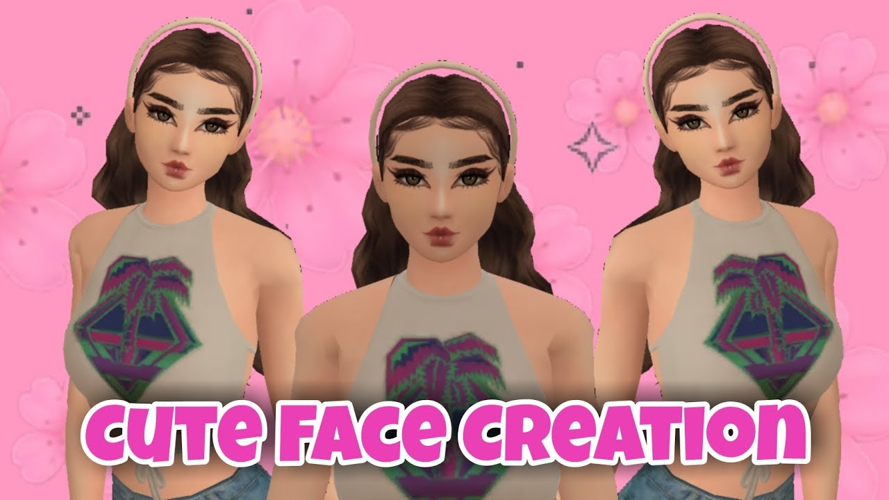 Cute Female Face Creation| AvakinLife Face Ideas  | Face Look Ideas