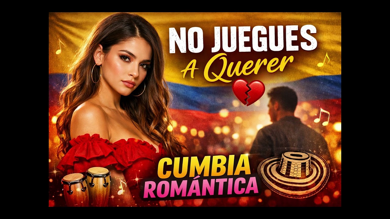 No Juegues a Querer 💔 | Cumbia Colombiana Pop Romántica | Voz Femenina