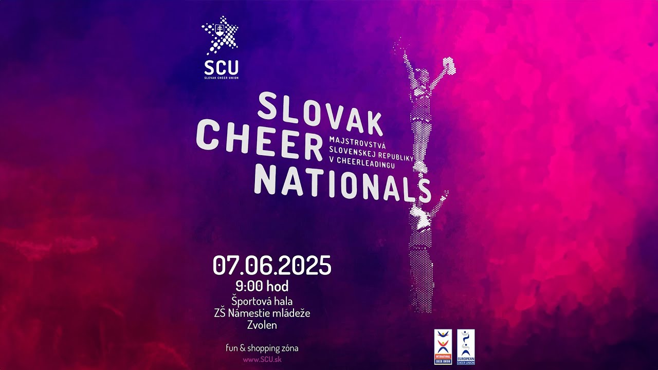 SLOVAK CHEER NATIONALS - Majstrovstvá Slovenska v cheerleadingu 2025
