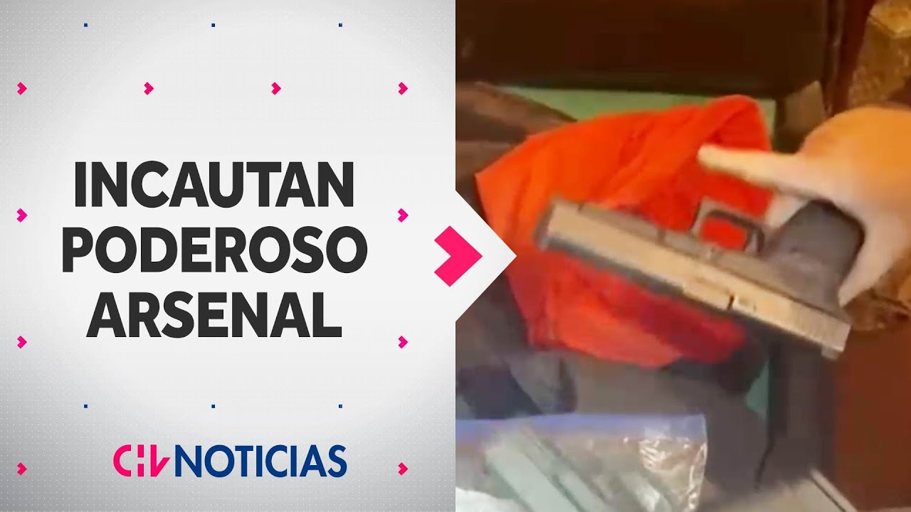 INCAUTAN PODEROSO ARSENAL: Detienen a 22 integrantes de banda narco en San Bernardo