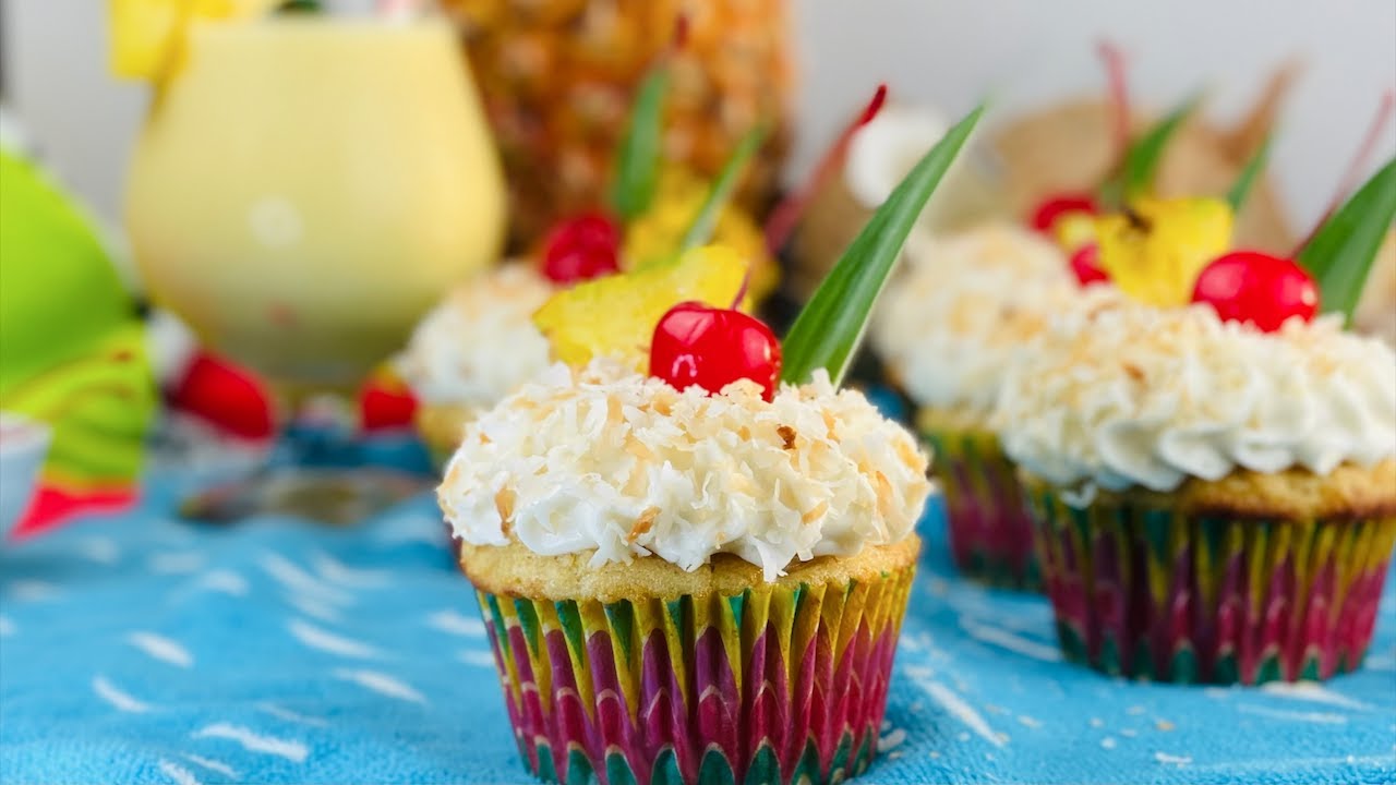 How to make Piña Colada Cupcakes