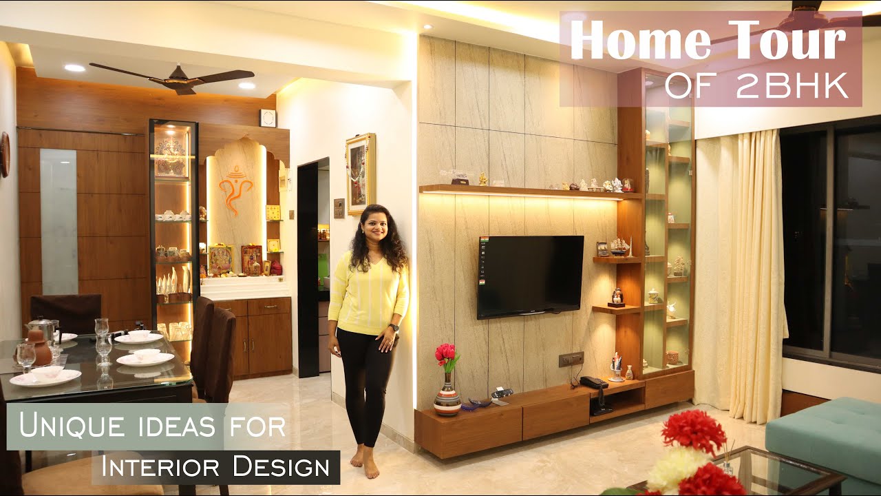 #hometour of 2BHK | Elegant and Modern Interior Design ideas #interiordesign #interior #livingroom