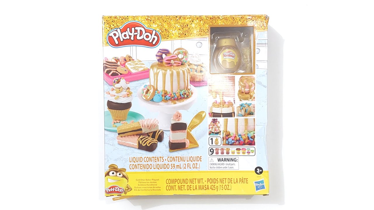 [UNBOXING] Play-Doh Gold Collection Gold Star Baker Playset - Toy Unbox n Collect