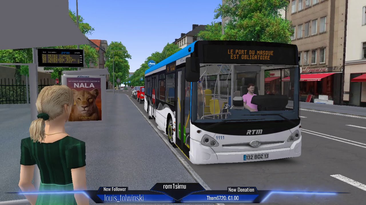 [OMSI 2] Ligne 54 Map RTM en HEULIEZ GX327