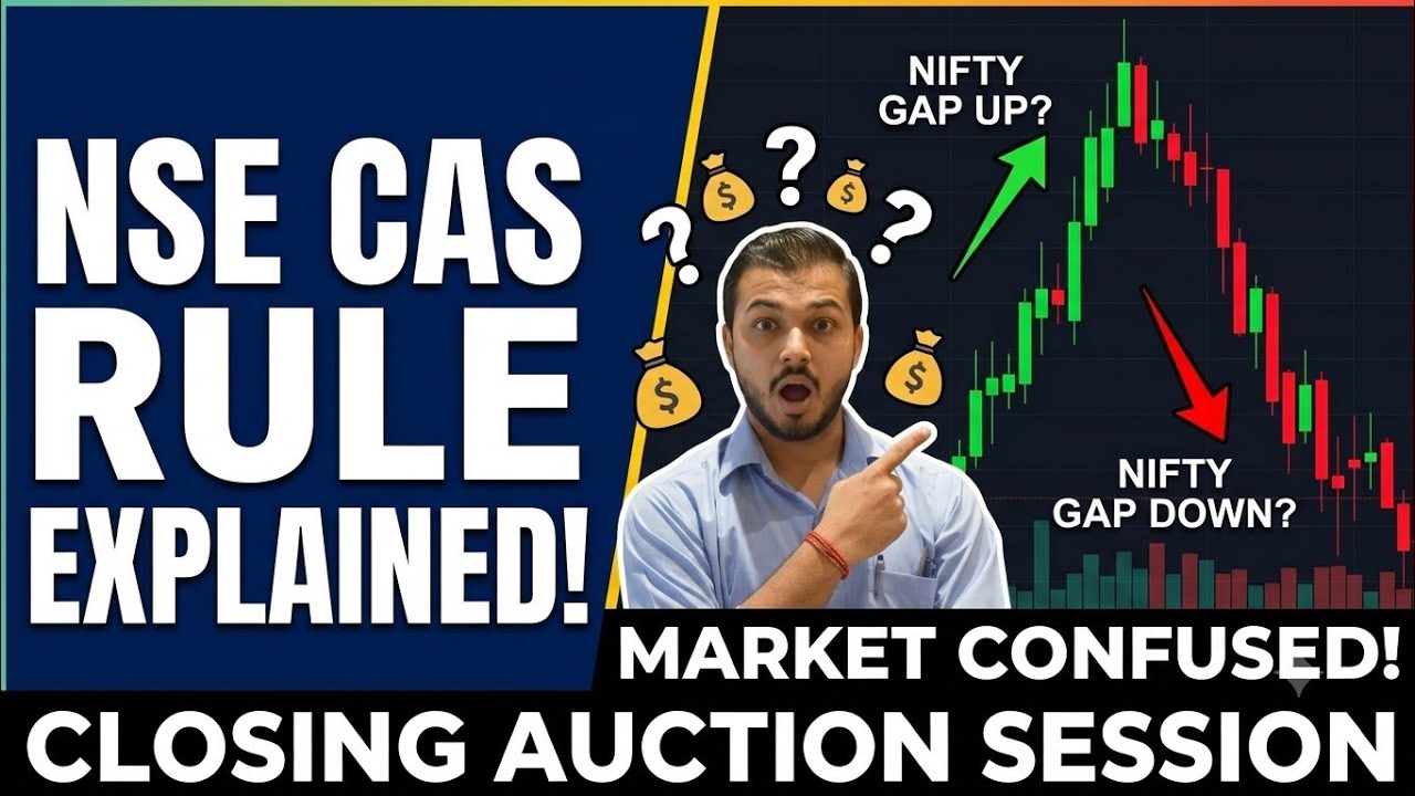 NSE's New Closing Auction Session (CAS) | Good Rule or Just More Confusion? | What is CAS in NSE