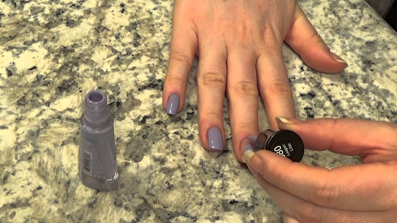 ASMR painting my nails "leapin lilac", whispering, rambling.