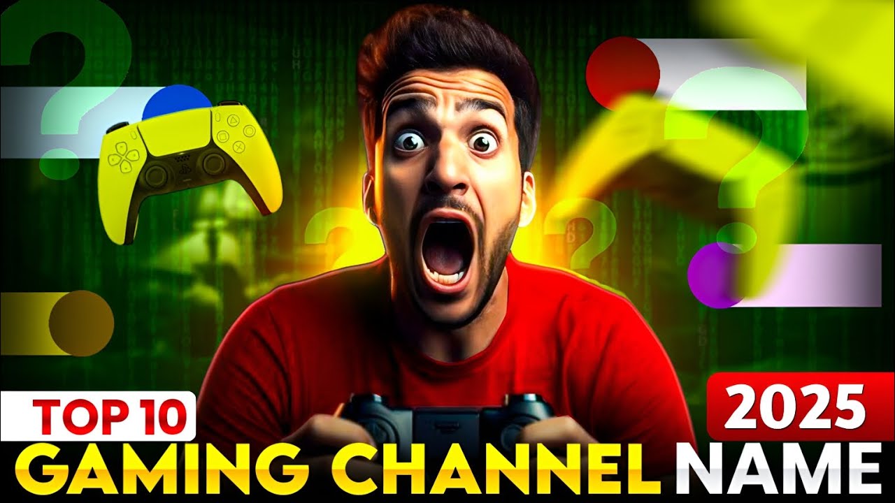 Top 10 Unique Gaming Channel Name 2025 || Gaming Channel Name 2025