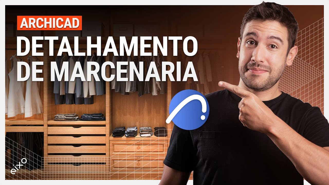 BIM para Interiores - Detalhamento de marcenaria (modelando um armário em 10 min)