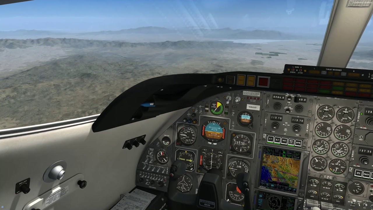 Xtreme Prototypes Lear 25 Interior & Instruments