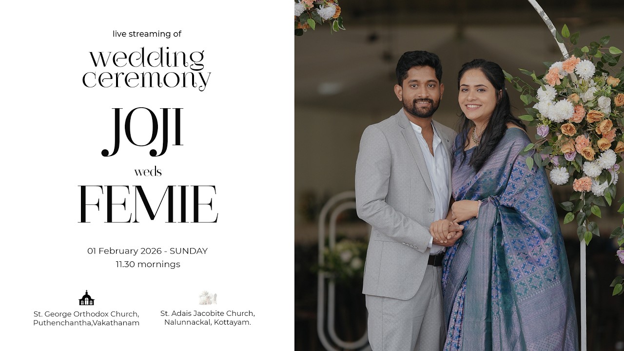 Joji & Femie - Wedding Ceremony | Live Streaming | 2026