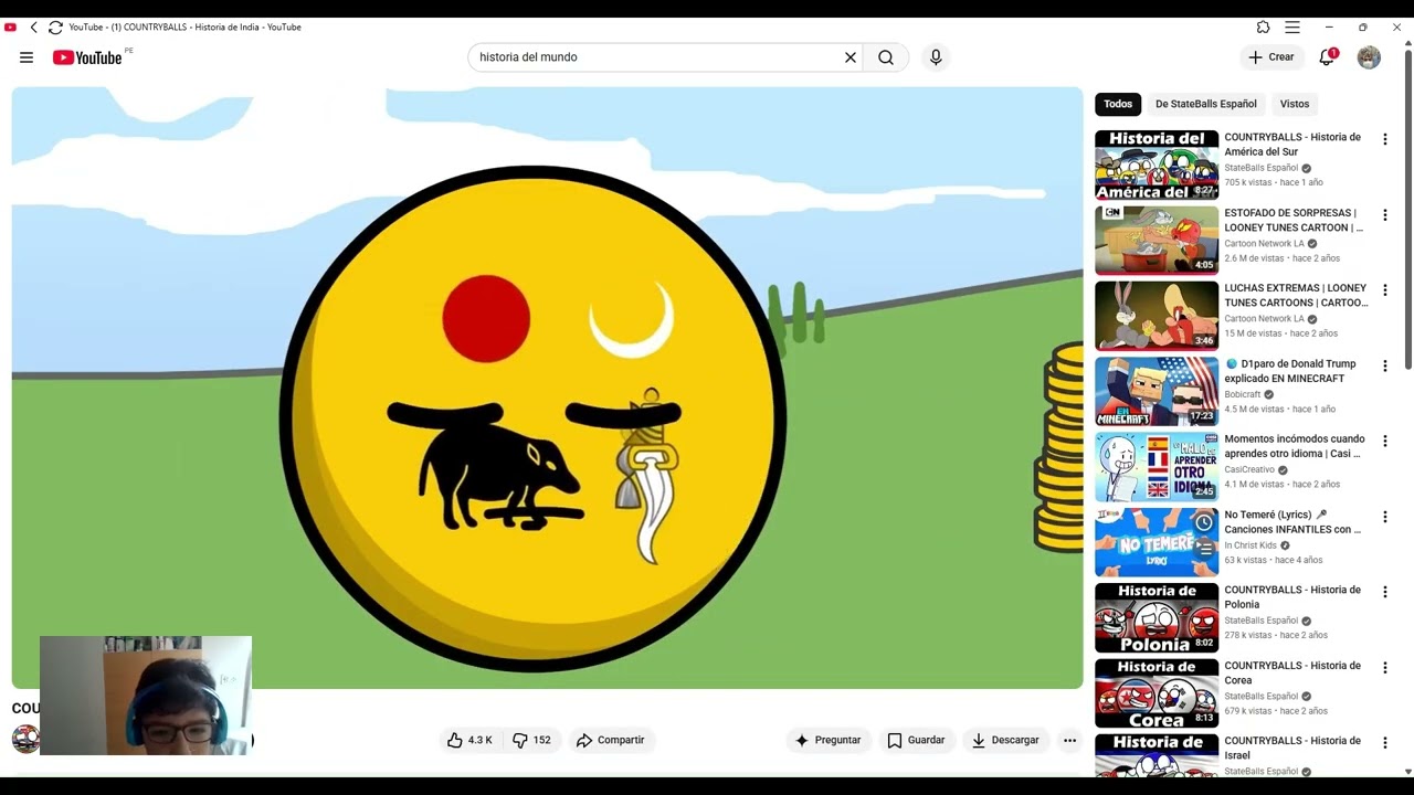 la historia de la india reaccion