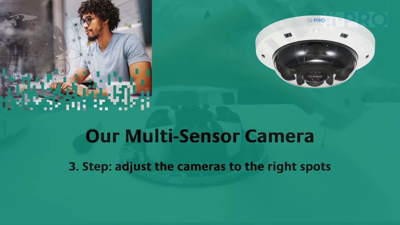 i-PRO Multi-Sensor Camera: How to open and adjust the camera