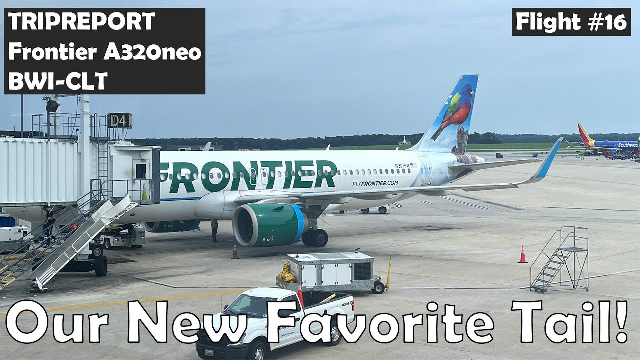 TRIPREPORT | Frontier Airlines Airbus A320neo [BWI-CLT] | Economy
