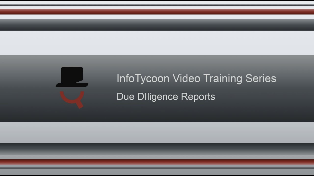 Due Diligence Reporting