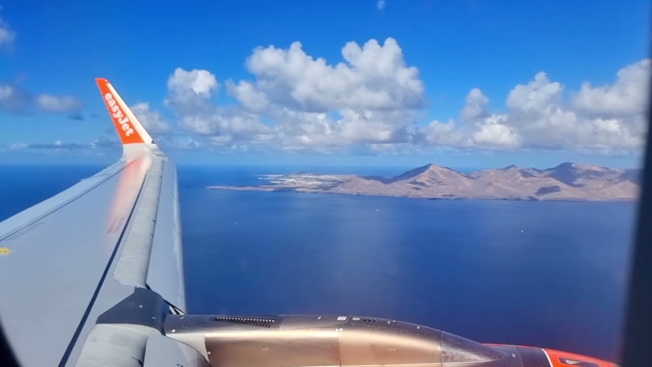 Landing in Arrecife (Lanzarote) Airport - 2025