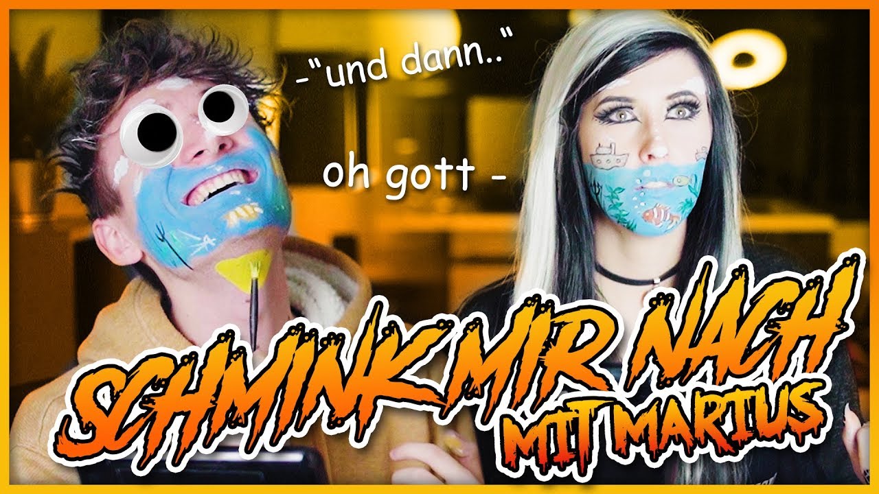 MARIUS ist v&ouml;llig VERR&Uuml;CKT || SCHMINK MIR NACH CHALLENGE