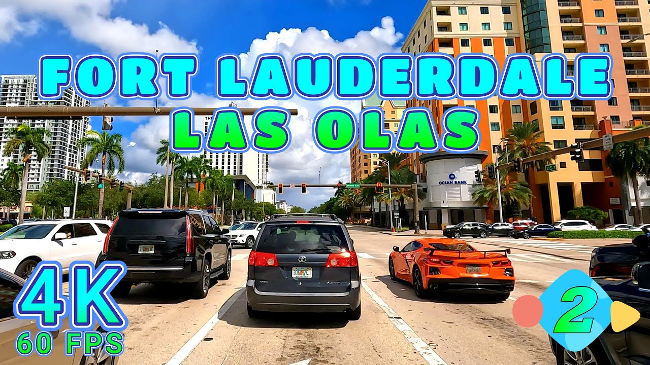 Fort Lauderdale Drive Part 1/2, Florida USA 4K-UHD