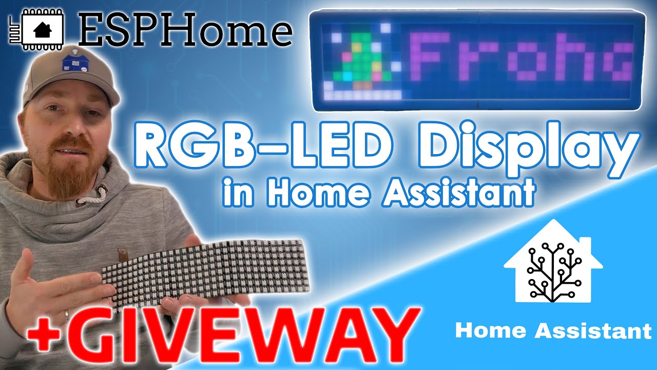 RGB-LED Status Display für Home Assistant mit ESPHome | ESPHoMaTrix