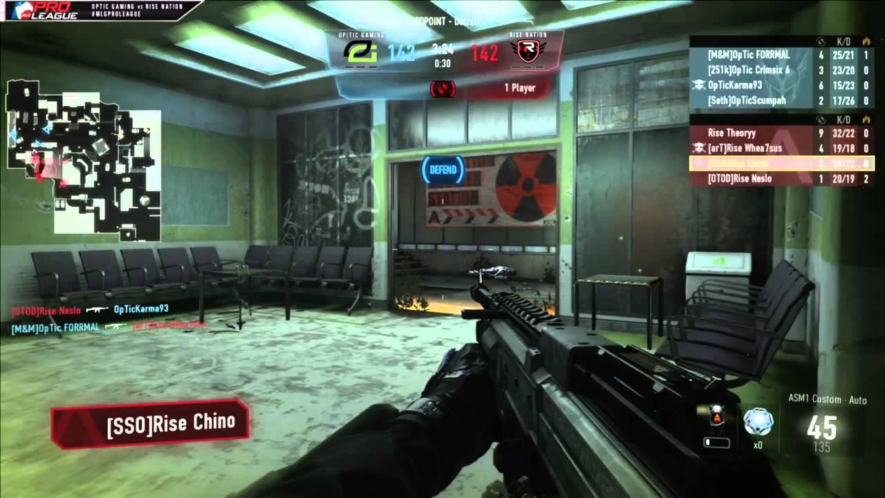 Optic Gaming vs Rise Nation - Game 1 (MLG Pro League - Apr 16th 2015)