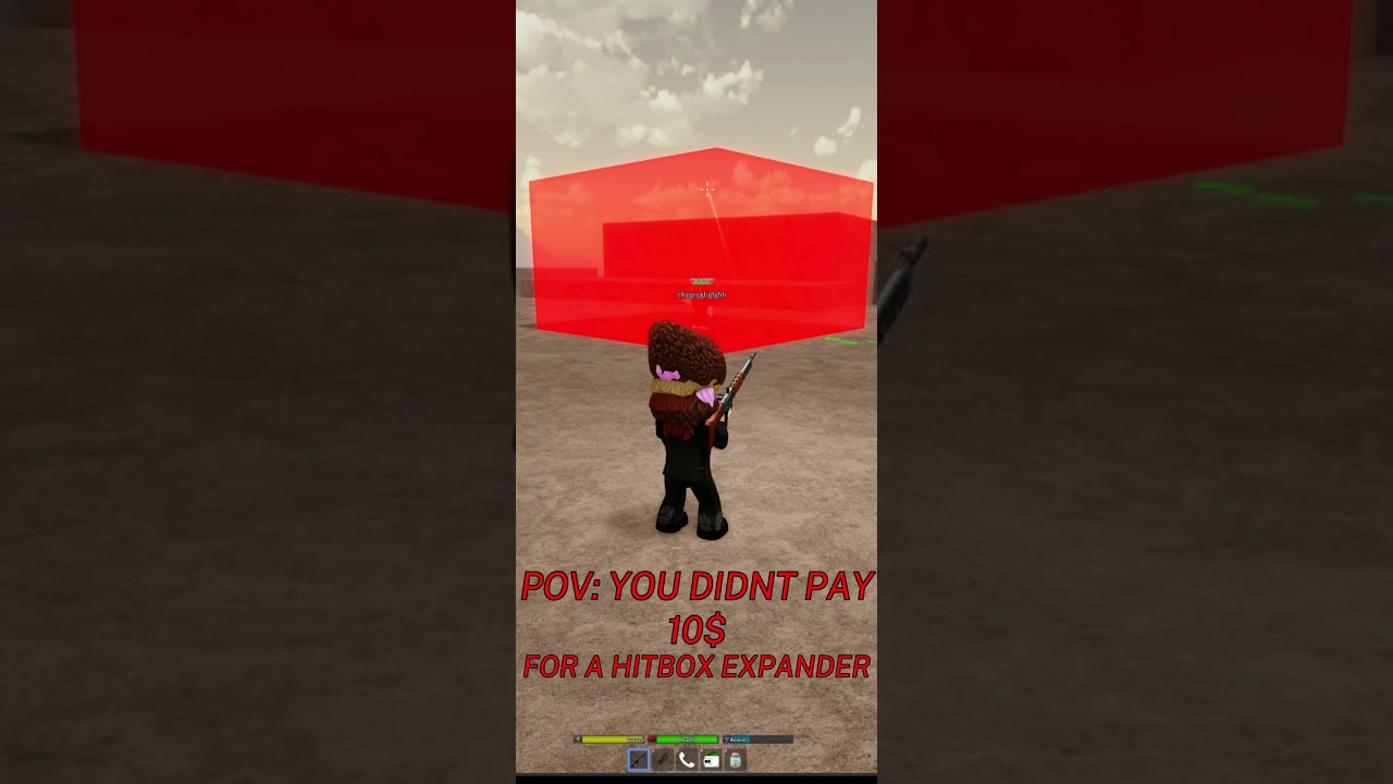 U didn't pay for Hitbox Expander #roblox #cheat #script #lucid #dahood  