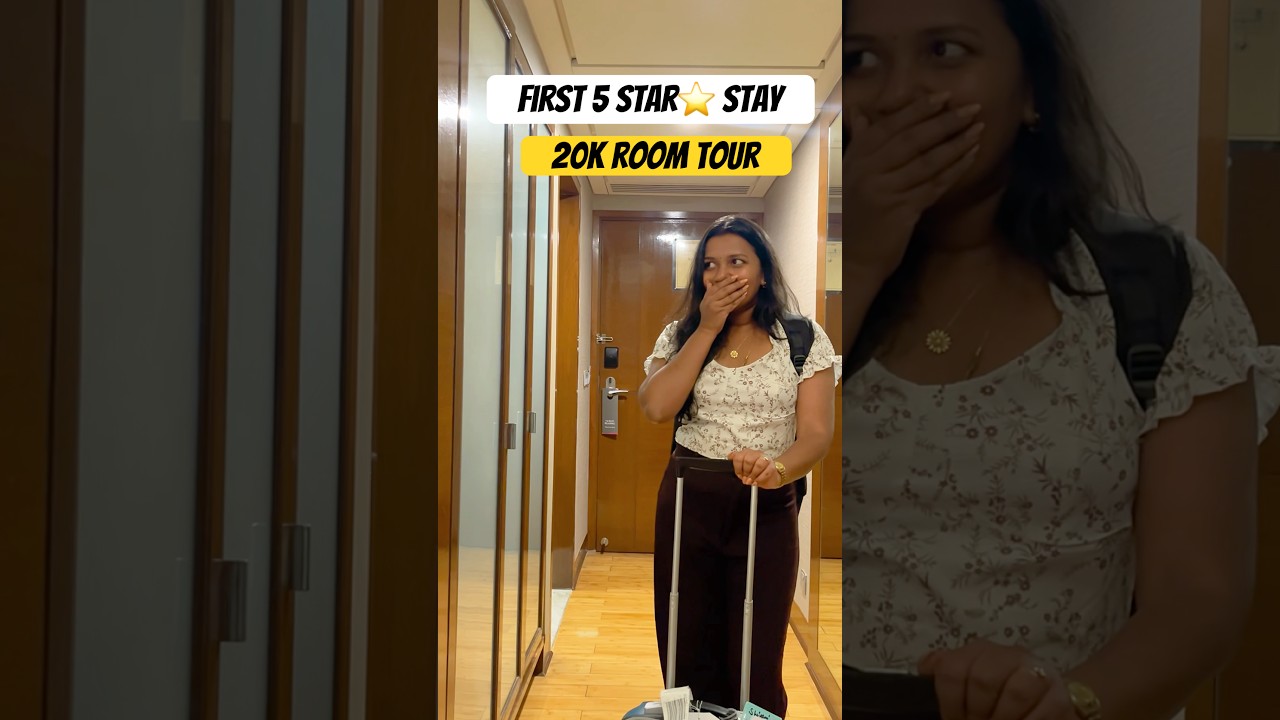 5⭐️ hotel room tour? #shorts #shortsindia #telugu #teluguvlogs #shishacouple #travel #creator #fypシ゚