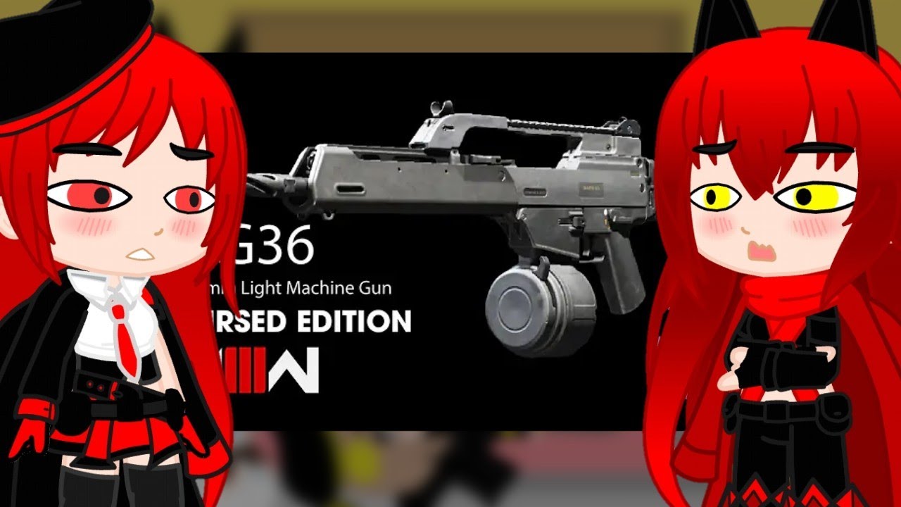 Nikke The Goddess Of Victory react to Cursed Guns | MG36 Edition by SamClaymor