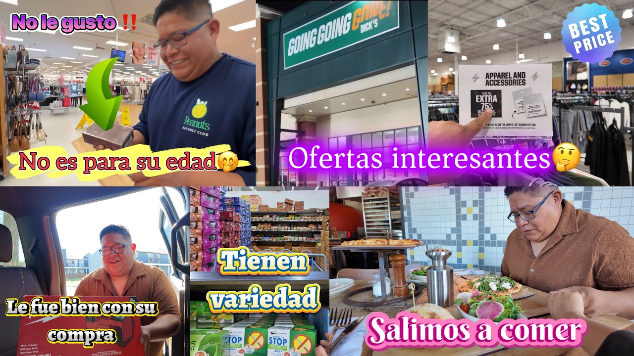Nos vamos a pasear a la calle, Mario compro cosas en Facebook.