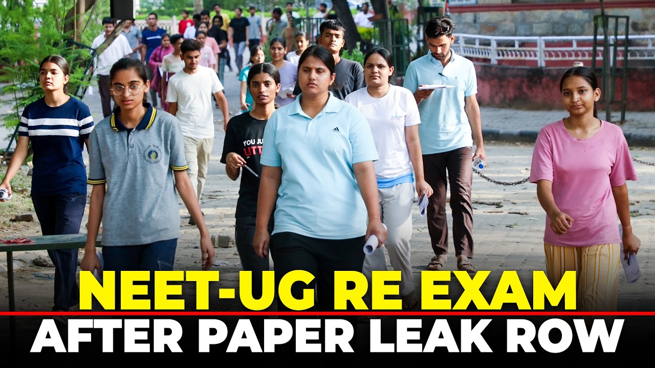 WATCH LIVE: 22.79 Lakh Aspirants Retake NEET-UG After Paper Leak Controversy | India | NEET Exam